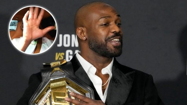 Jon Jones spoke about his bizarre injury outside of competition